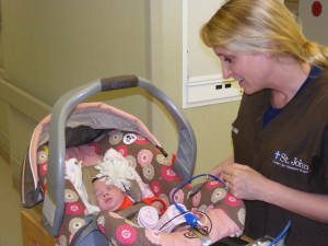 One of the fabulous nurses at St. John Tulsa