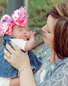 Believe it or not, Emma was was almost 5 months old in this picture. She still probably only weighed around 8 lbs.